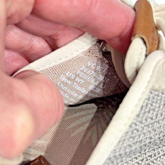 OluKai Women’s Pehuea Li Slip On Shoes Beige Gray Mesh Convertible Heel Size 7 - Picture 8 of 13